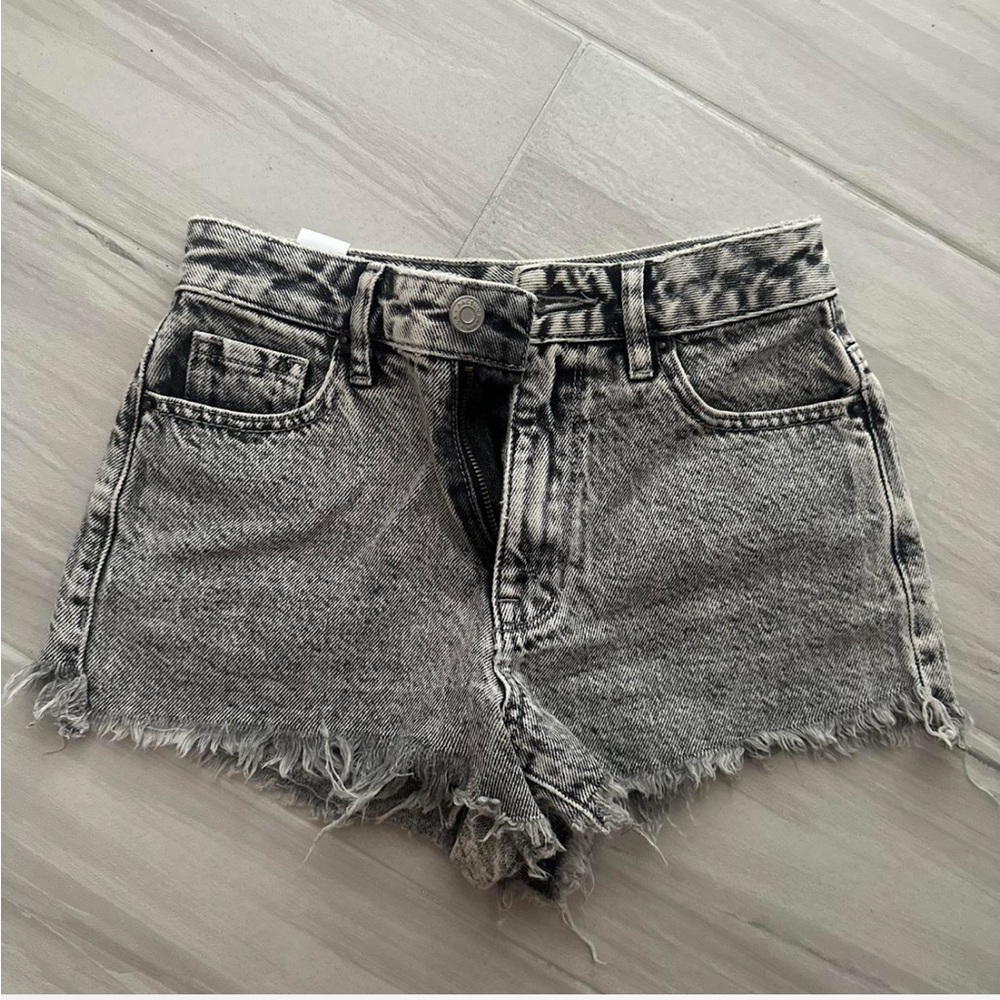 pacsun high-rise festival jean shorts